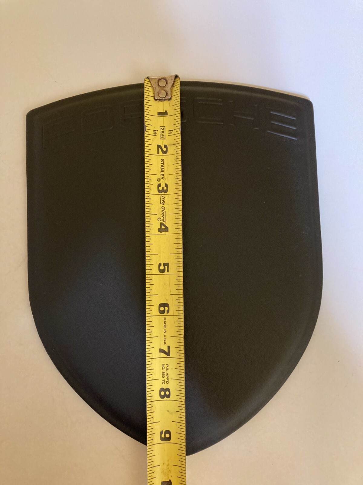 PORSCHE DESIGN SECOND GENERATION EMBOSSED BLACK LEATHER MOUSE PAD. NIB. SWEET!!