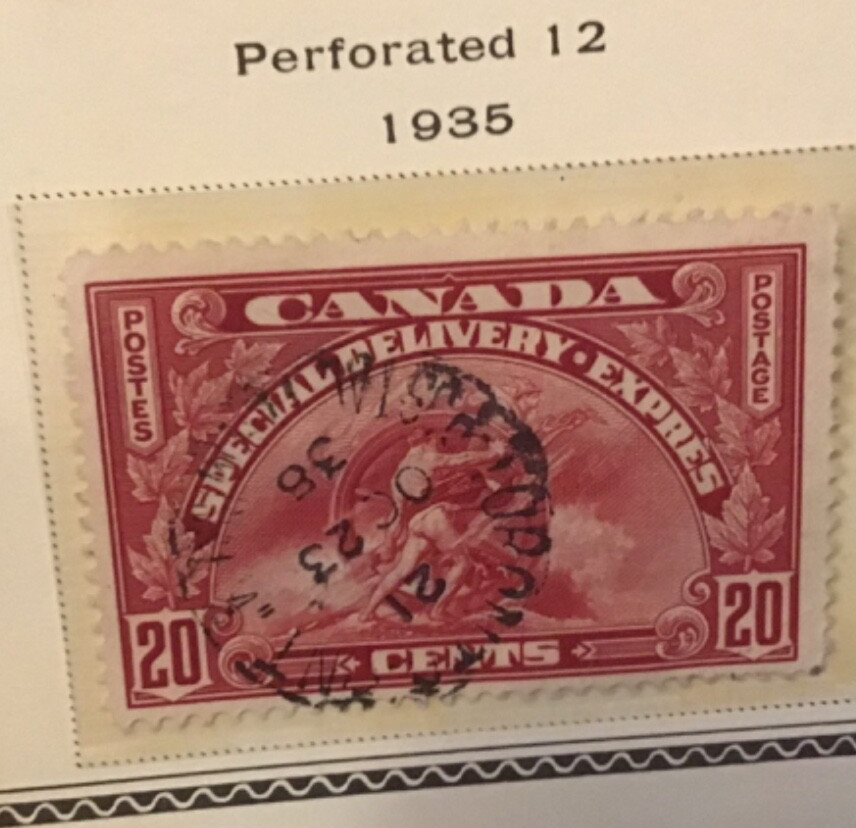 Canada SCOTT# E1 E2 E3 E4 E5 E6 special delivery VF Used stamps lot