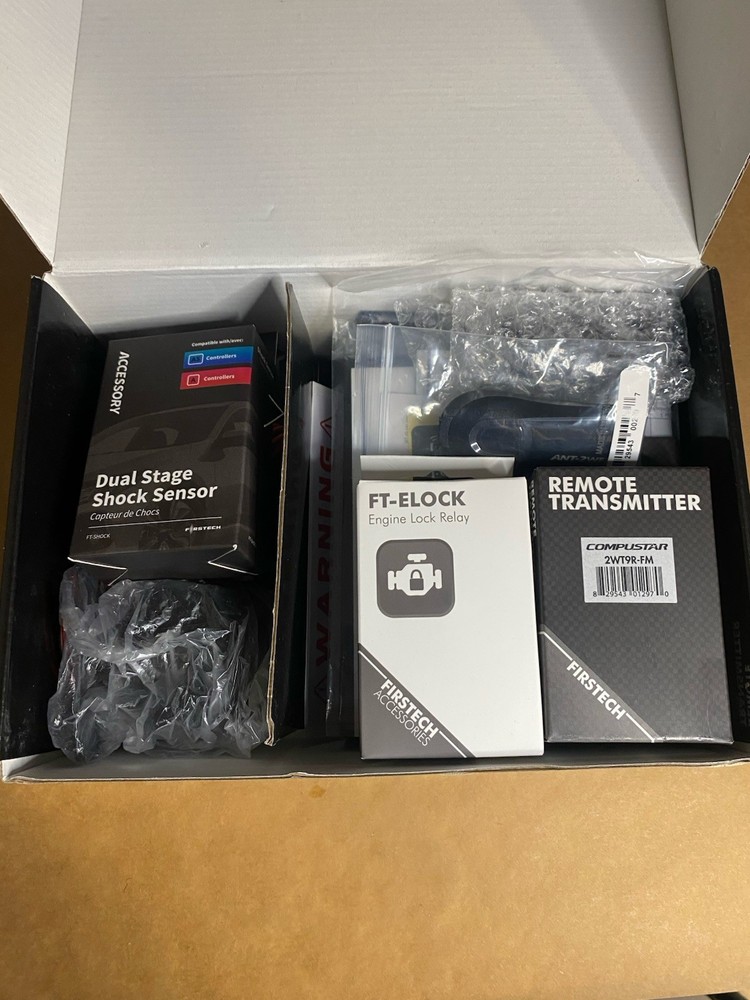 Compustar CS7900AS Remote Start Alarm Security System Shock Sensor Bundle NOB