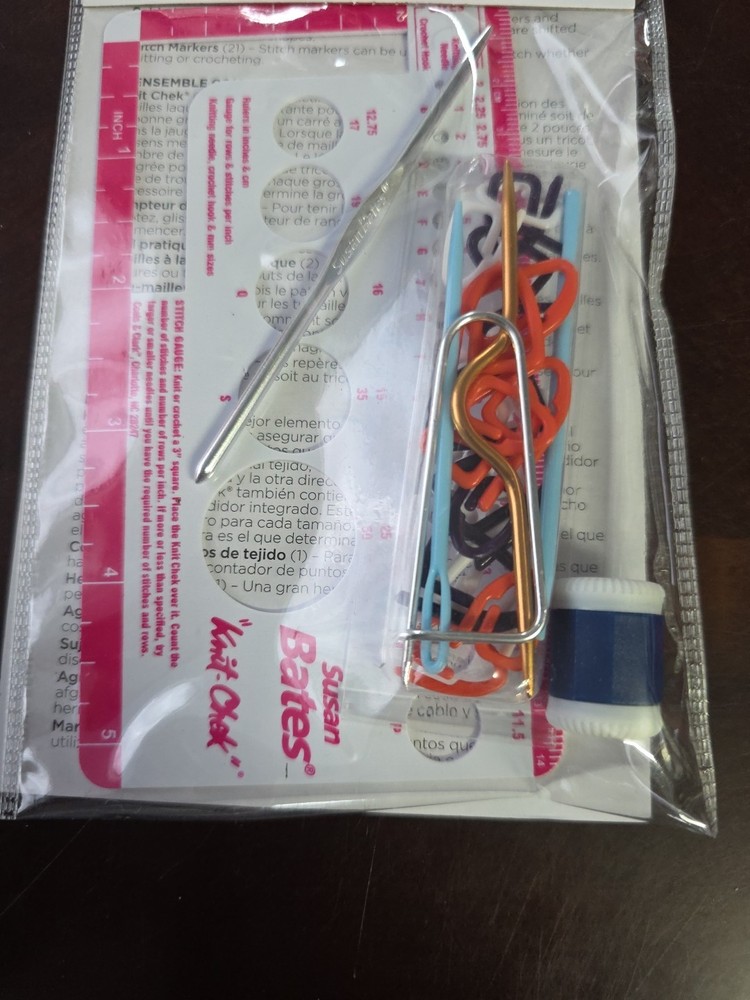 New (2) Susan Bates Yarn Essentials Kit 28pc Basic Tools In a Handy Pouch 14159