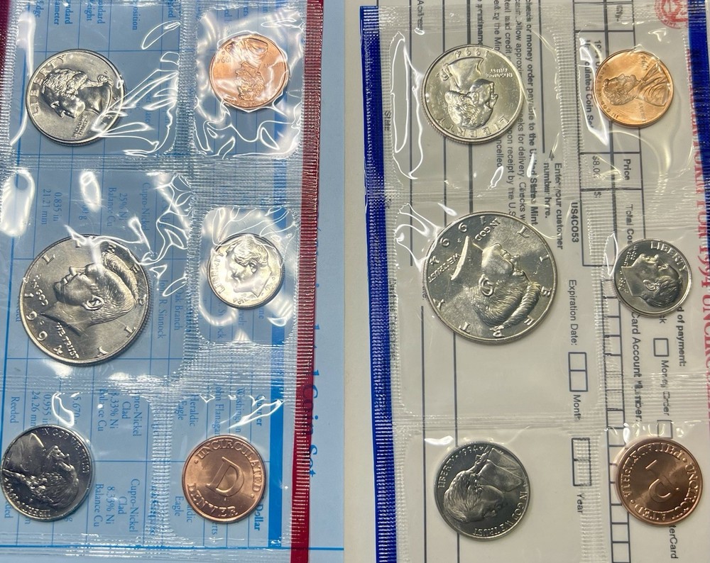 1994 US Mint Uncirculated Set Original Packaging P D Coins