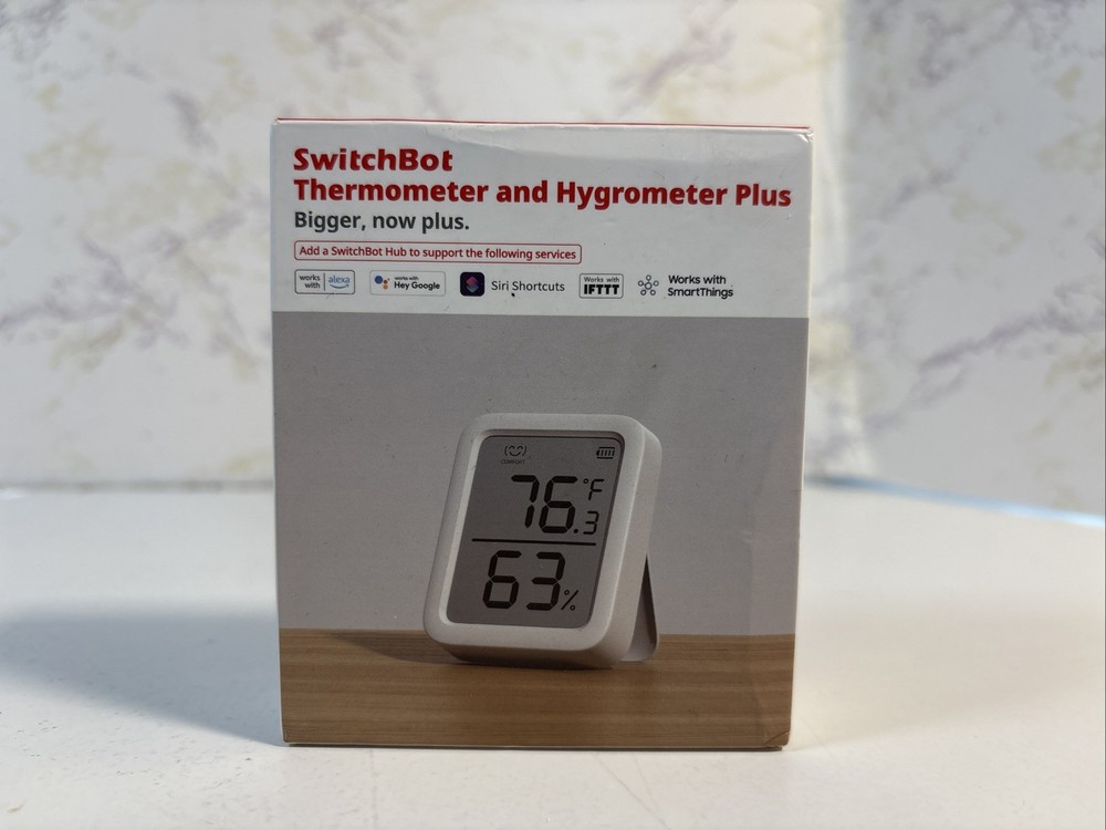 SwitchBot Thermometer & Hygrometer Meter with LCD Display Smart Home