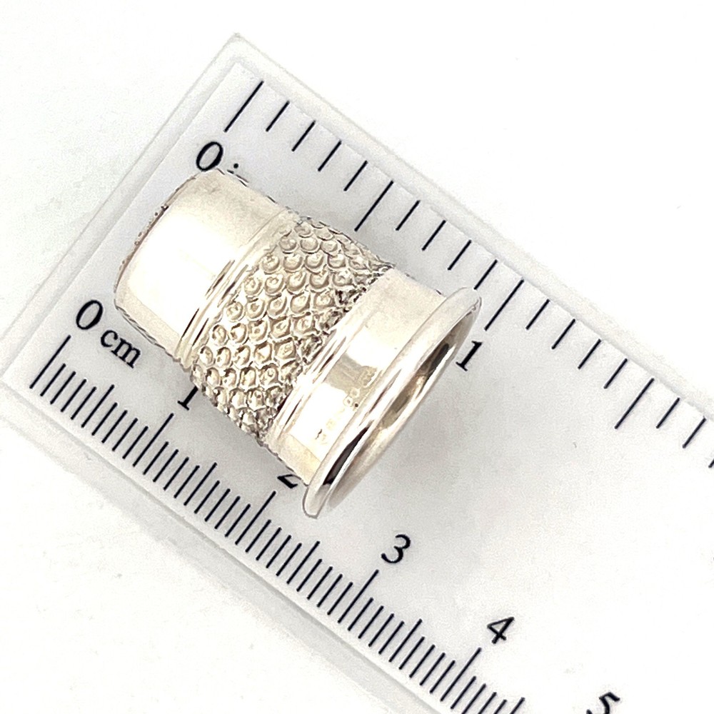 MESS PATTERN THIMBLE STERLING SILVER 925 HALLMARKED NEW FROM ARI D NORMAN