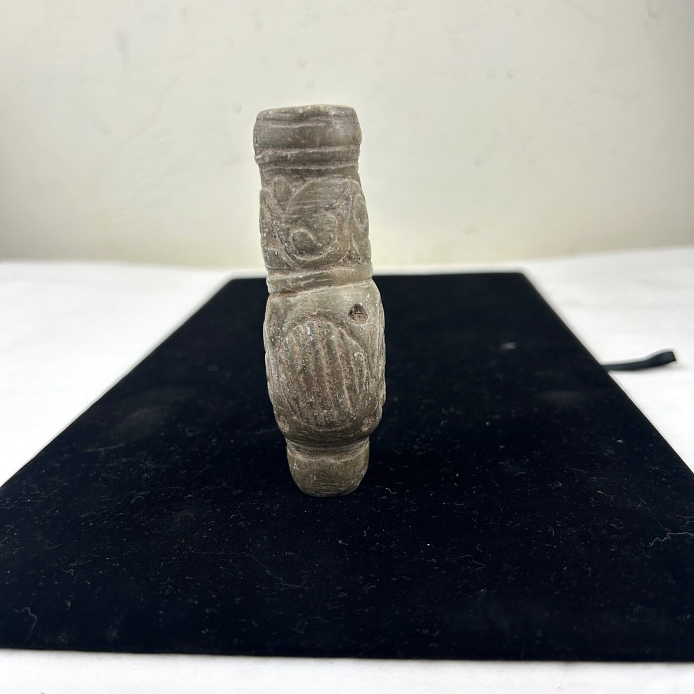 Ancient Indus Valley Stone Carved Bottle or Vase