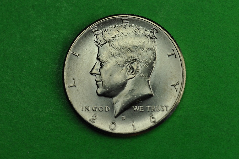 2016-D Choice  BU Mint State Kennedy US Half Dollar Coin
