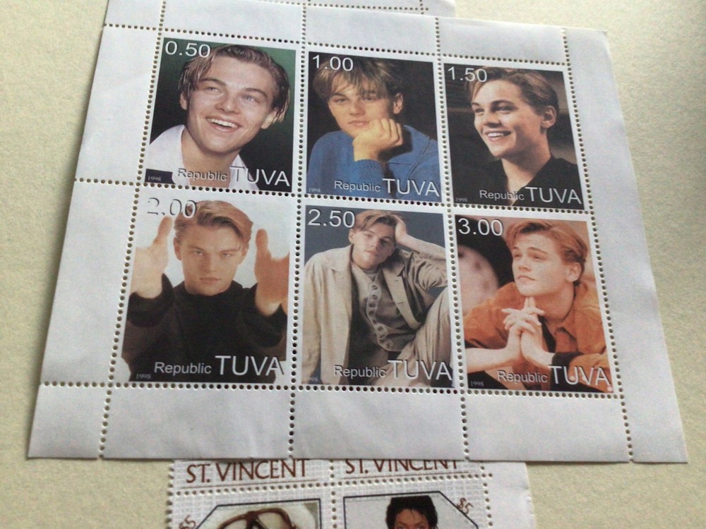 Famous Faces Personalities Stars stamp sheets Ref R49353