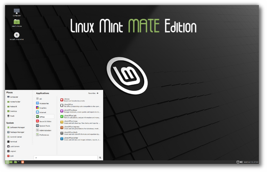 Linux Mint 19.3 Tricia MATE Edition Live CD Bootable DISC for Old 32bit Computer