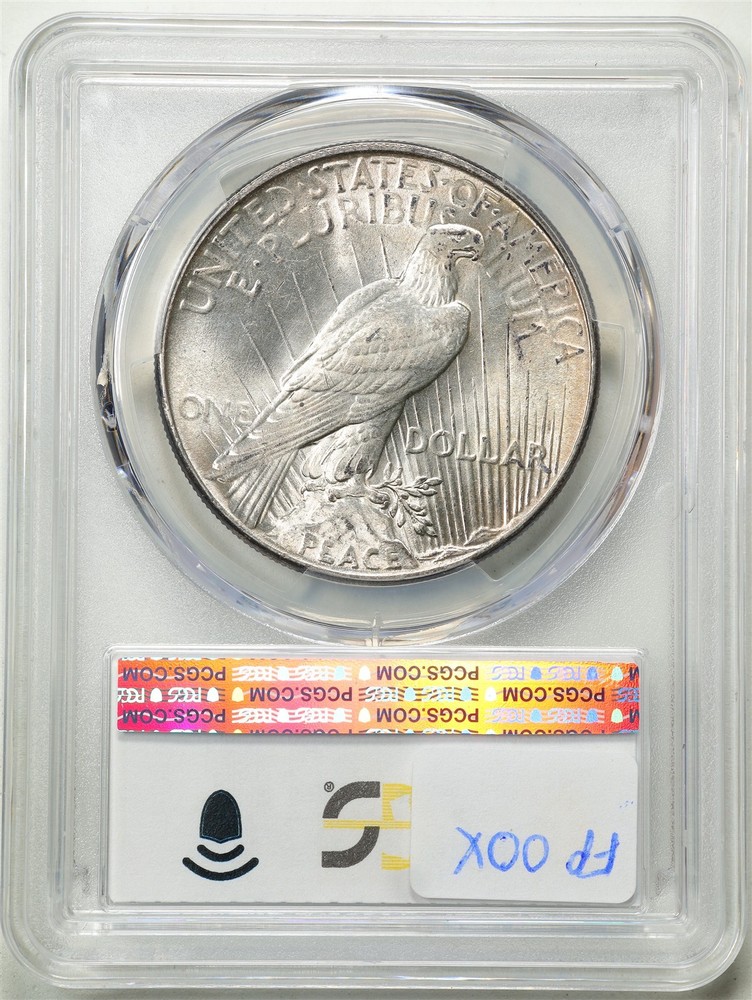 1934 $1 Peace Silver Dollar MS62 PCGS 58435151