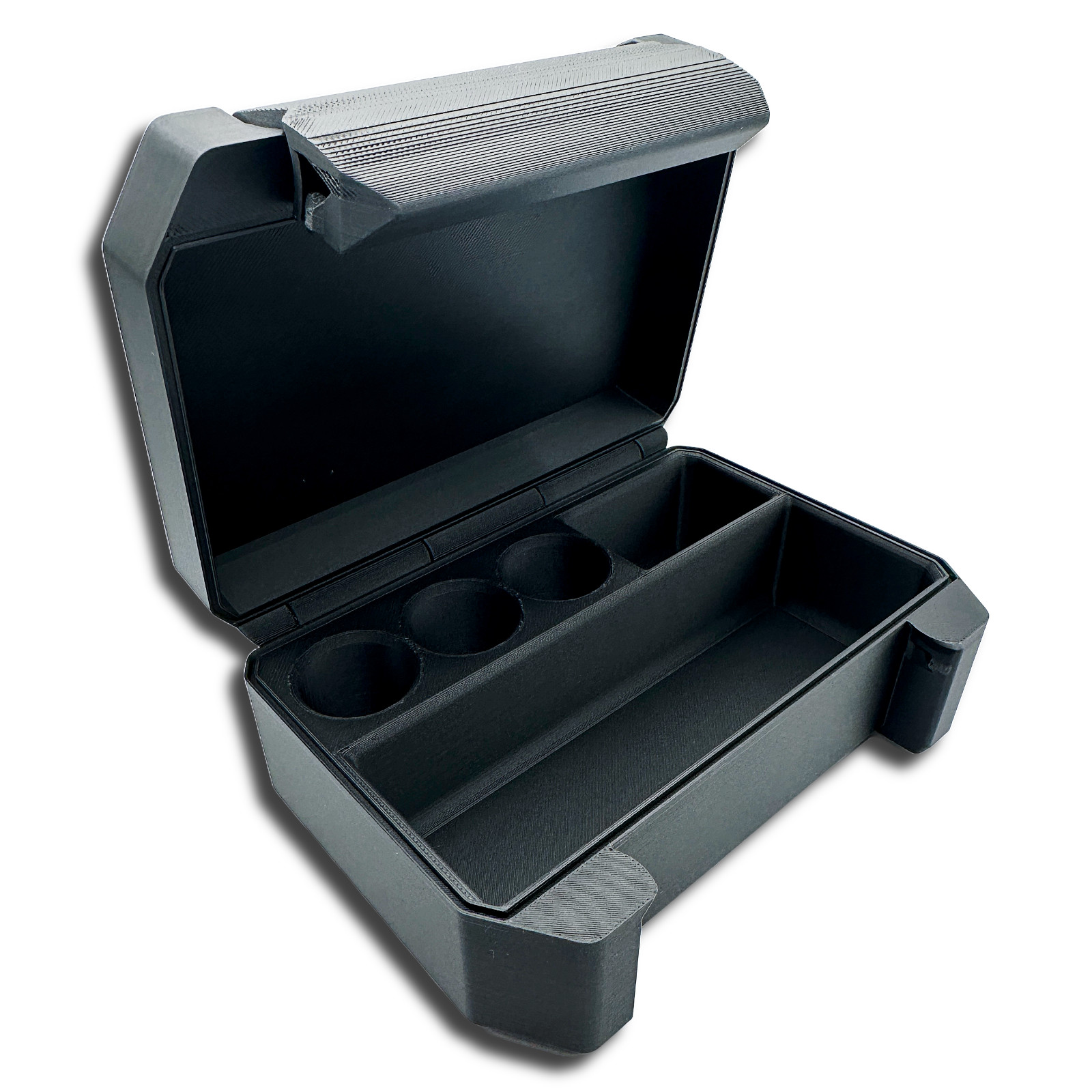 3×10ml Vial Storage Case for Peptide, Insulin, TRT, HRT + Wipes & Syringe Slot