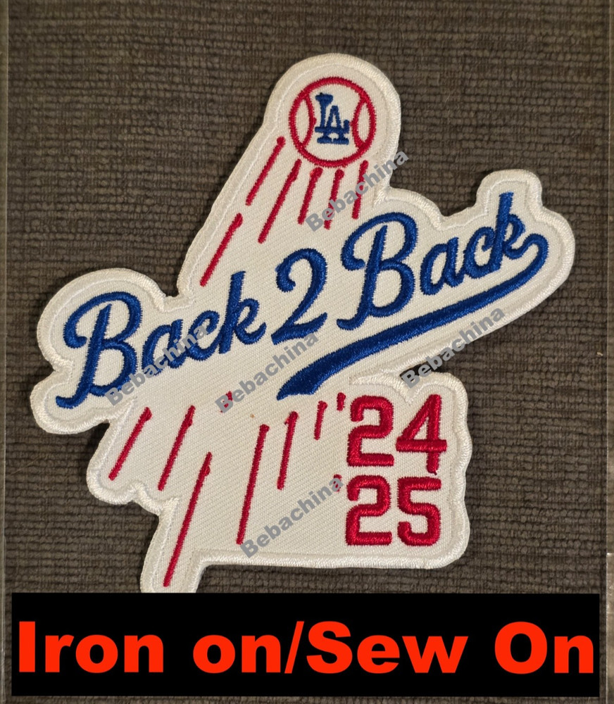 World Series Patch Back to Back Champions Patch - LA Dodgers champions patch