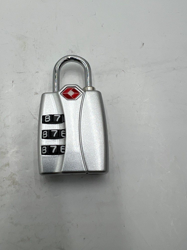 OEM Forge TSA Luggage Combination Lock - Open Alert Indicator Silver