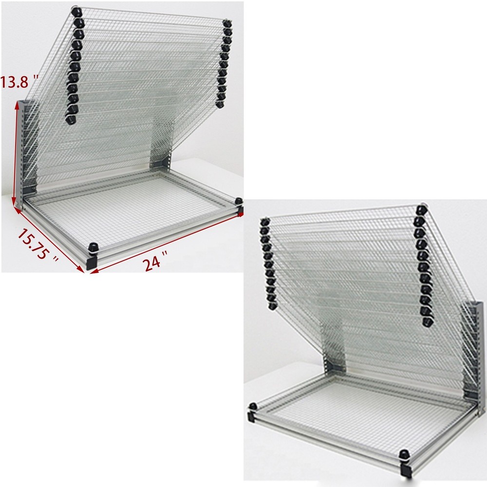 12-Layer Desktop Placed Push Type Drying Rack Drying And Stacking 24×15.75×13.8"