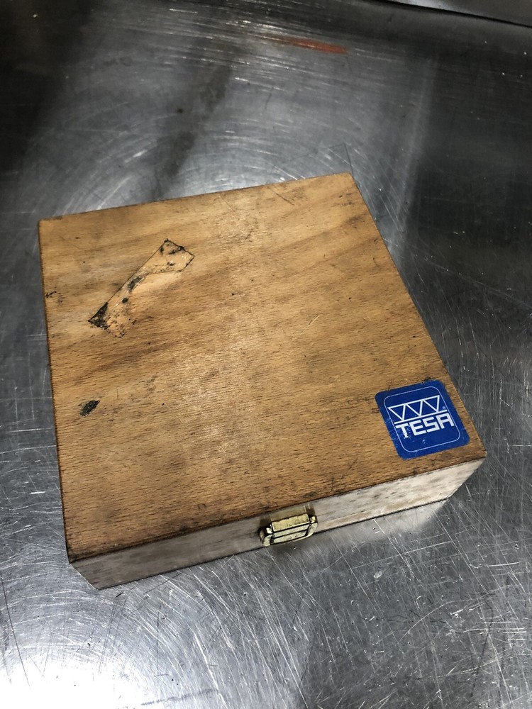 Tesa Precision Spirit Level W/ Frame Alignment Flat Cylindrical Surfaces 6”x6”