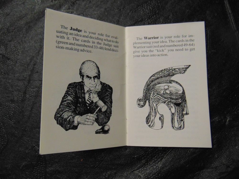 Roger Von Oech's CREATIVE WHACK PACK Card Deck "Creative Thought Workshop" 1992