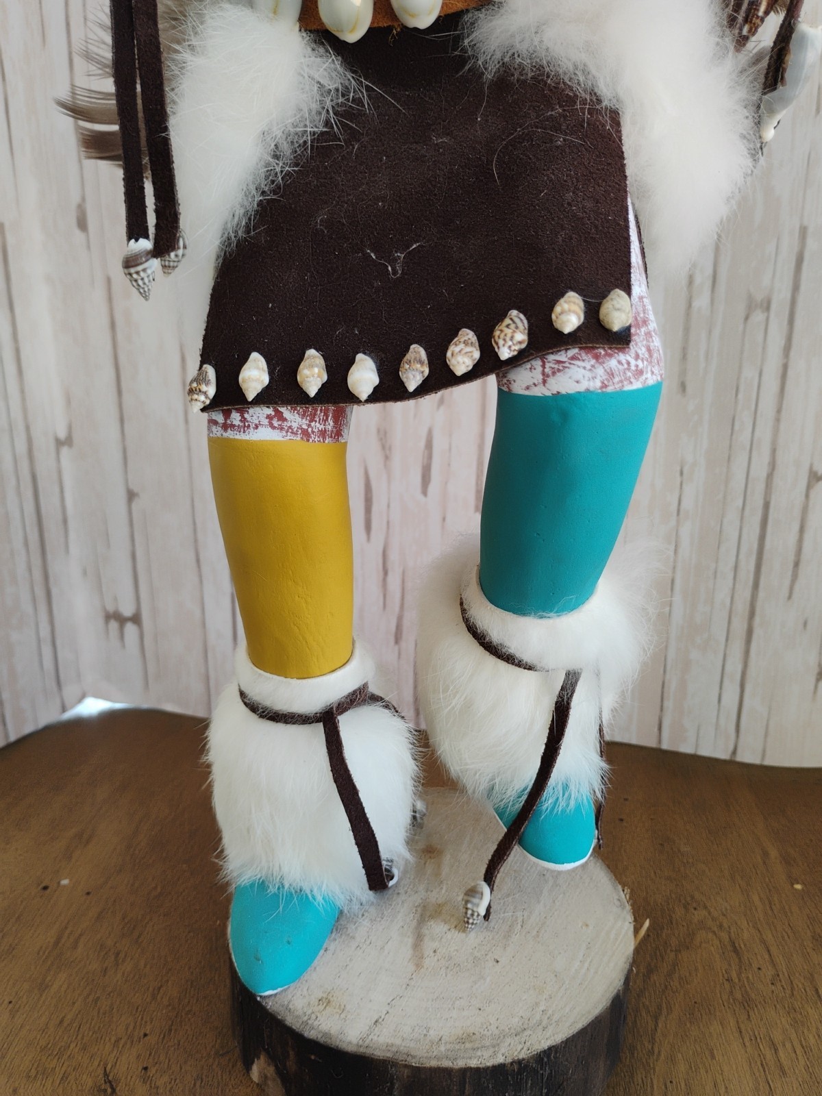 Vintage Large Navajo Kachina Doll Chasing Star Signed By Artist I McB