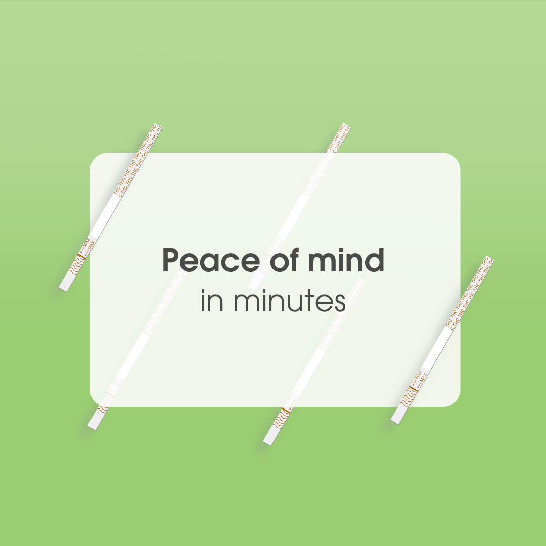 THC 50 ng/mL (25 Pack) Strips - At Home Marijuana Urine Drug Tests