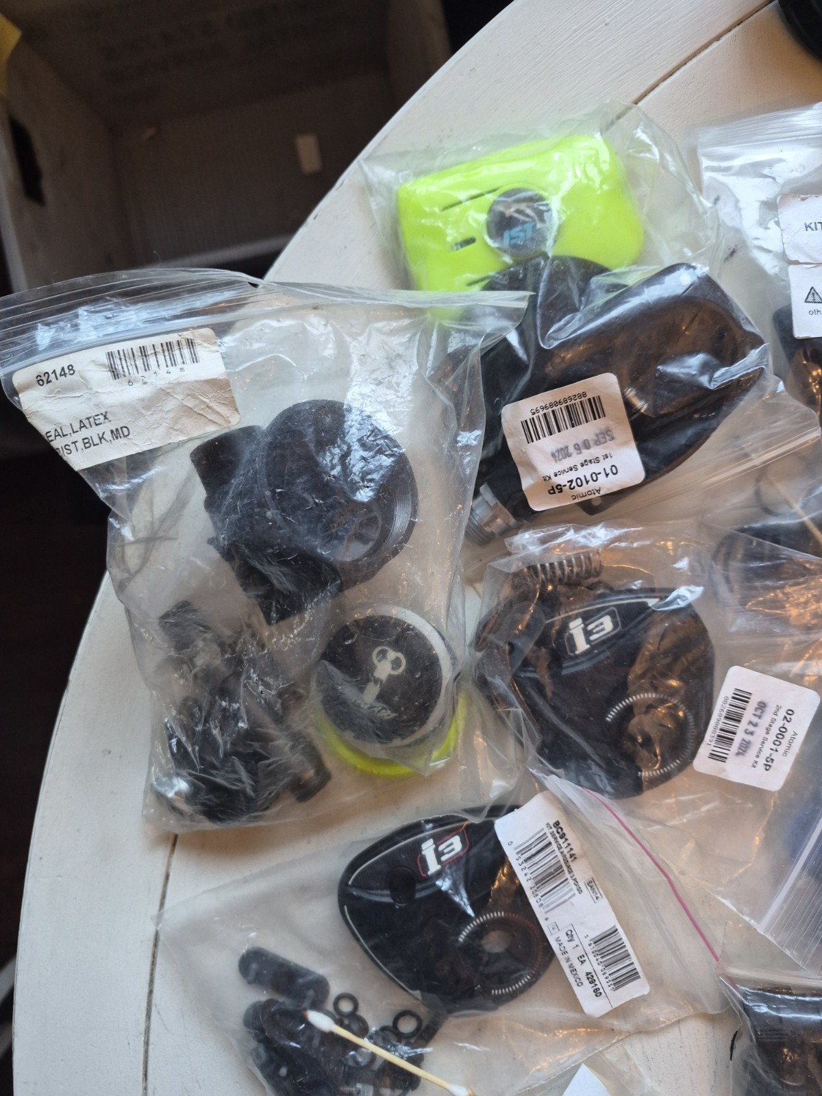 Huge Lot of Scuba Diving Equipment - Mares, Oceanic, Atomic, Apollo & More! Read