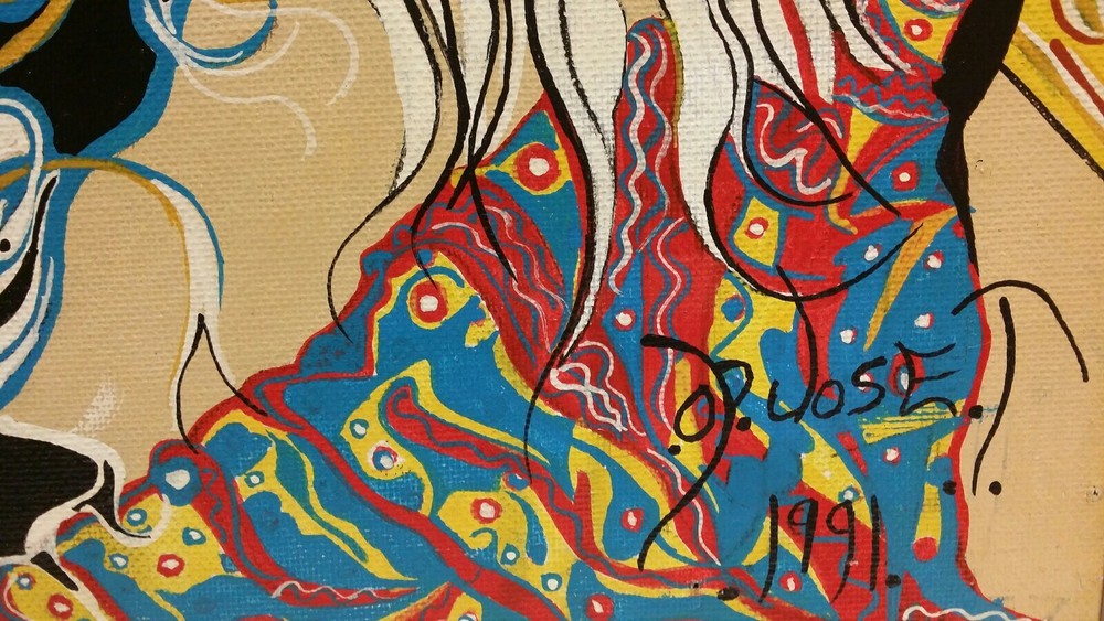 Painting Psychedelic Shaman Mandala