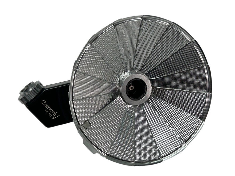 [Untested] Canon Flash Unit Model V with Leather Case From JAPAN