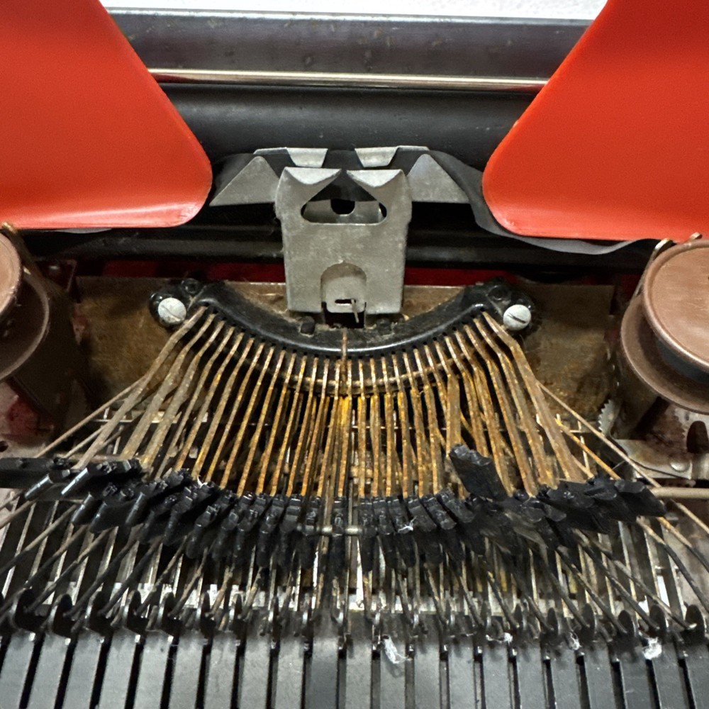 Thom-Thumb Child's Size Typewriter Red