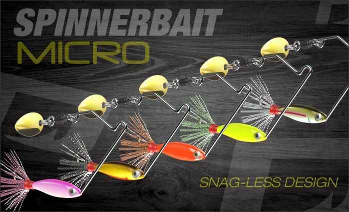 Fishing Lure, Dynamic Lures, MICRO SPINNERBAIT (Chartreuse)