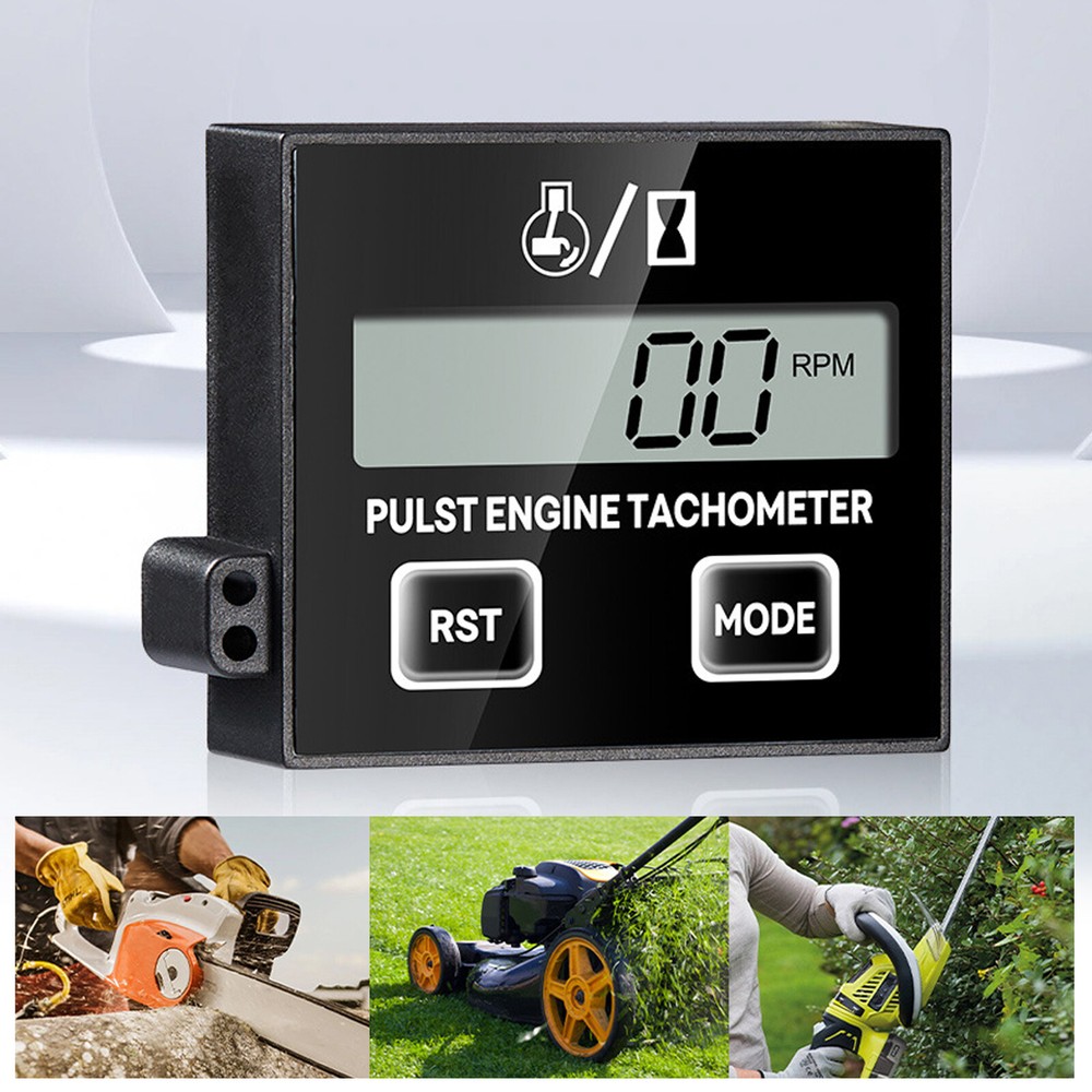 Chainsaw Tachometer Small Engine Digital Inductive RPM Tool Fits for Chainsaw