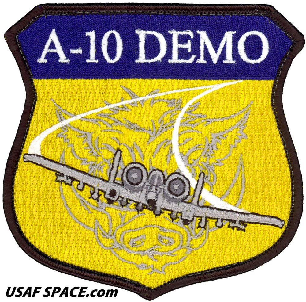 USAF A-10 DEMONSTRATION FLIGHT TEAM -SHIELD- Davis-Monthan AFB- ORIGINAL PATCH