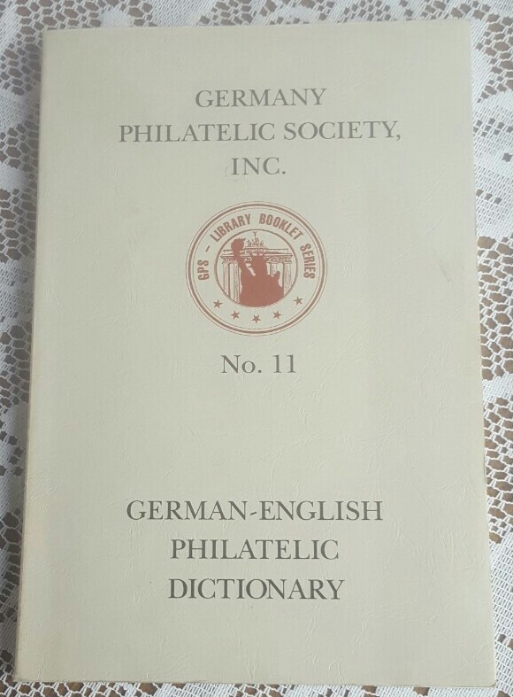 German- English Philatelic Dictionary No.11 1992 GPS Booklet Philately