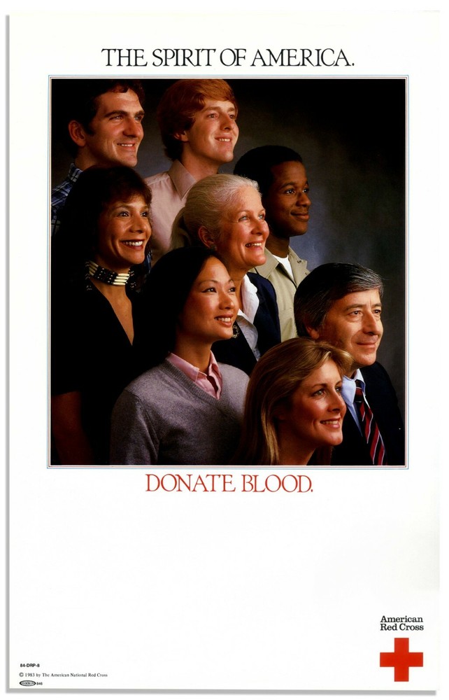 Red Cross Poster from 1983
