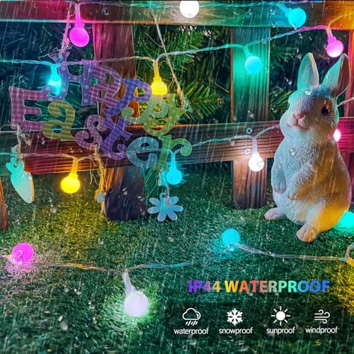 Connectable 100LED Easter 100 LED Connectable with Timer Easter Multicolor