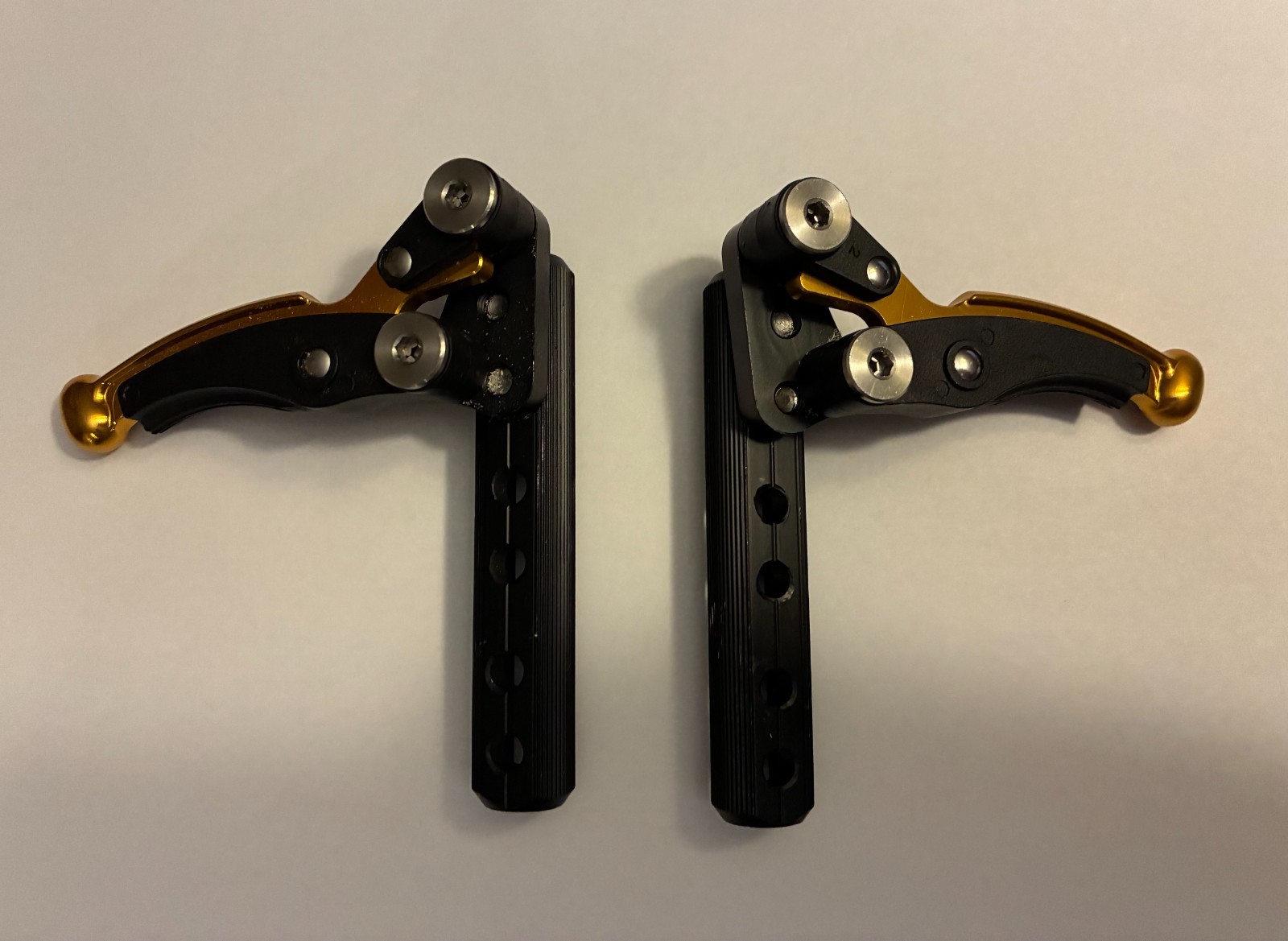 Pair (2) of Aluminum & Plastic Replacement Wheel-Locks (brakes)