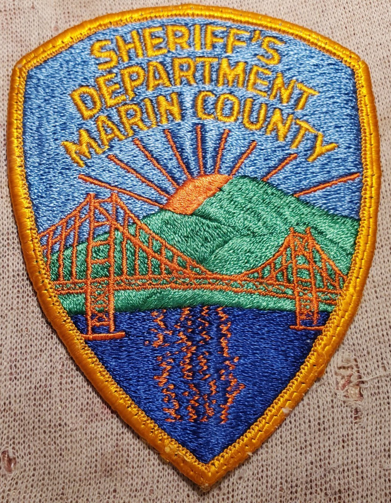 CA Marin County California Sheriff Shoulder Patch