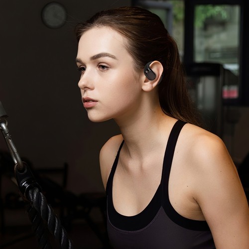 Wireless V5.4 Open Ear Earbuds with Earhook LED Display Charging Case Waterproof