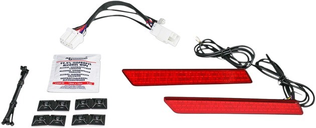 Custom Dynamics Saddlebag LED Latch Lights Red #CD-LATCH-HD-R Harley Davidson
