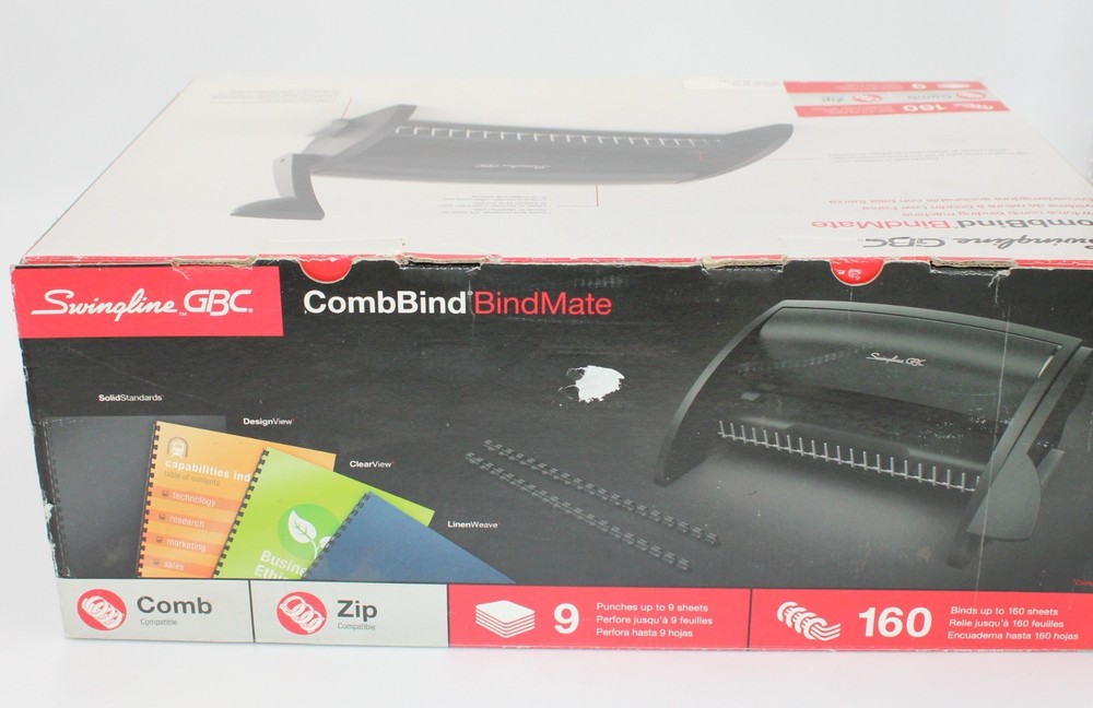 SWINGLINE GBC COMBIND BINDMATE NEW OPEN BOX