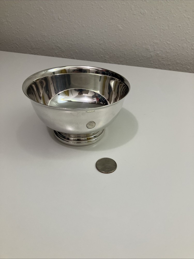 Vintage Gorham silverplate footed bowl, marked E.P. YC778