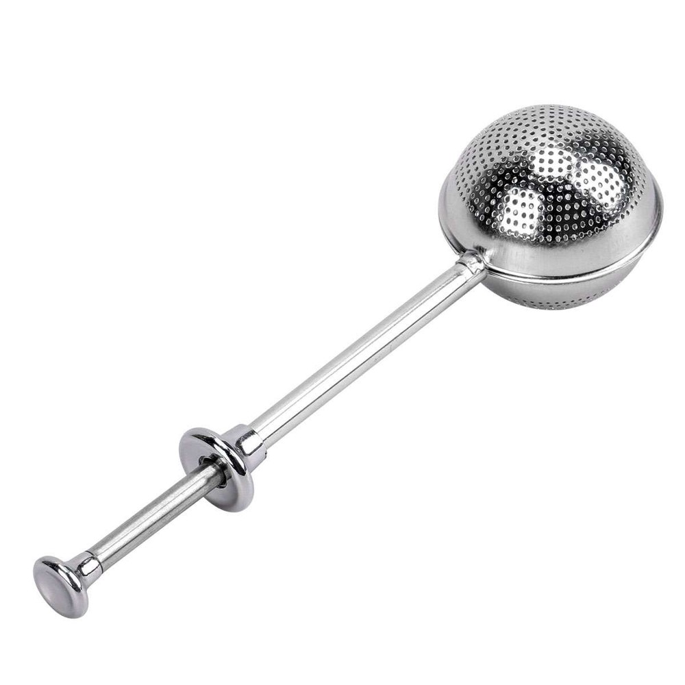 1/2pcs Tea Infuser Ball Mesh Leaf Strainer Filter Herb Steeper Stainless Secure