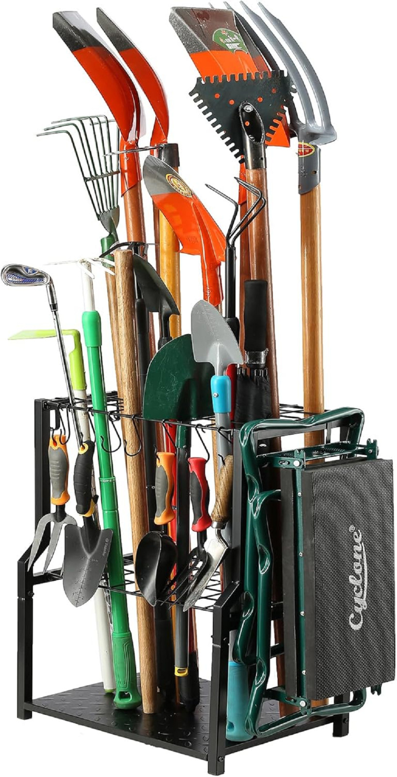 Garden Tool Organizer Heavy Duty,Yard Tool Tower Rack,Garage Storage Organizatio
