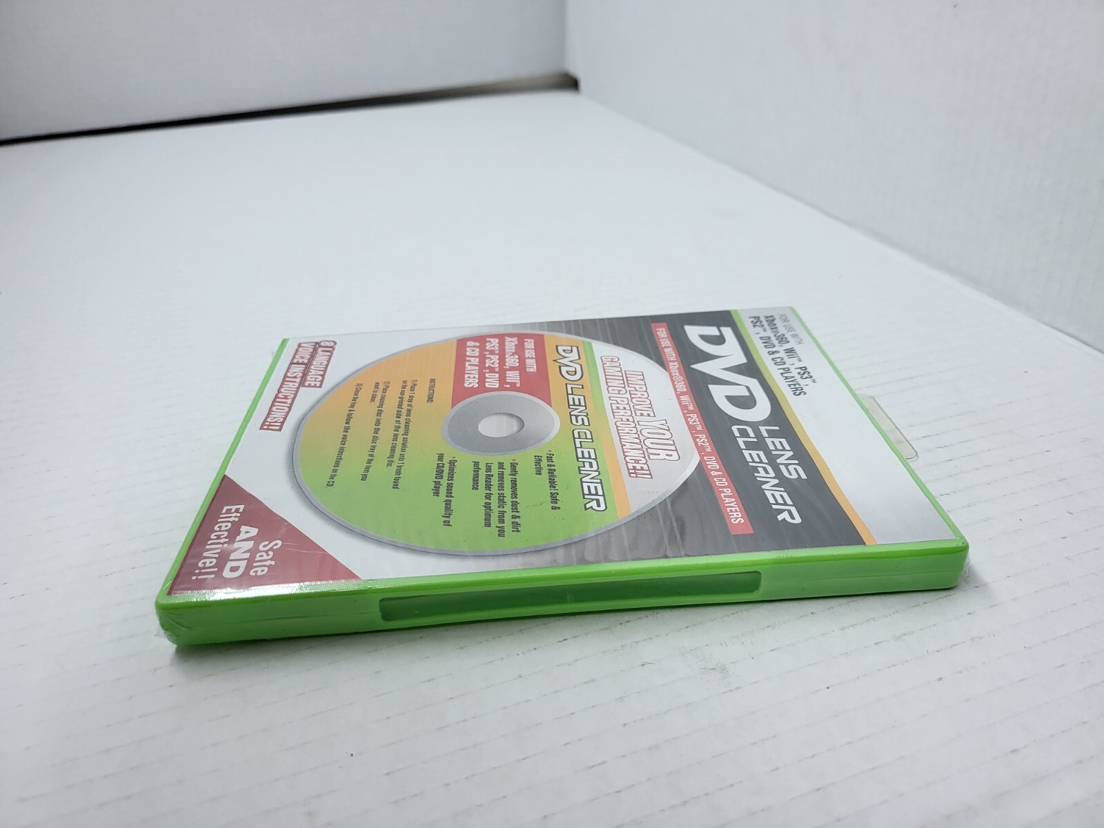 NEW LASER LENS CLEANER for CD/DVD/PC/PS2/PS3/XBOX/WII/360 W/Cleaning Liquid #Z13