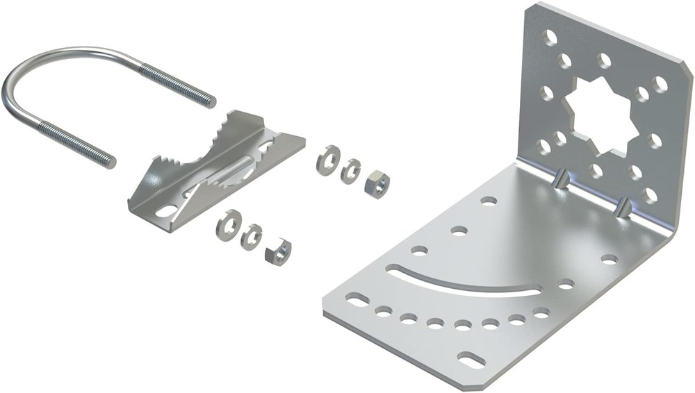 Compact Wall-Mounted Bracket for Starlink Antenna with Adjustable Angle Features