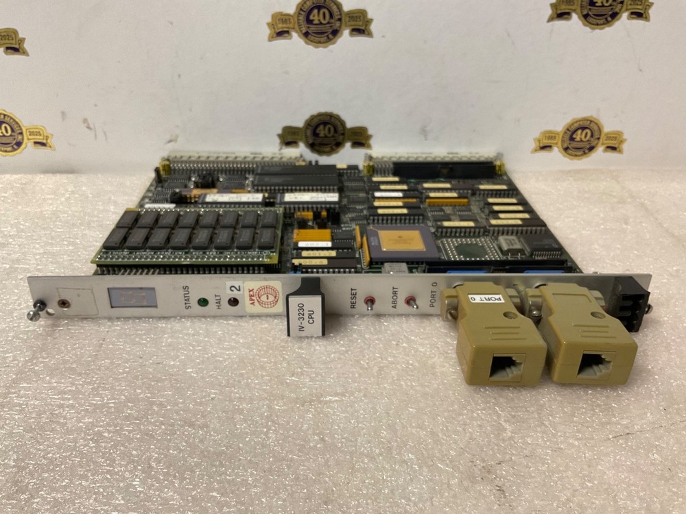Ironics IV-3230 CPU VME Computer Module MVME with IM512K64 Memory Module