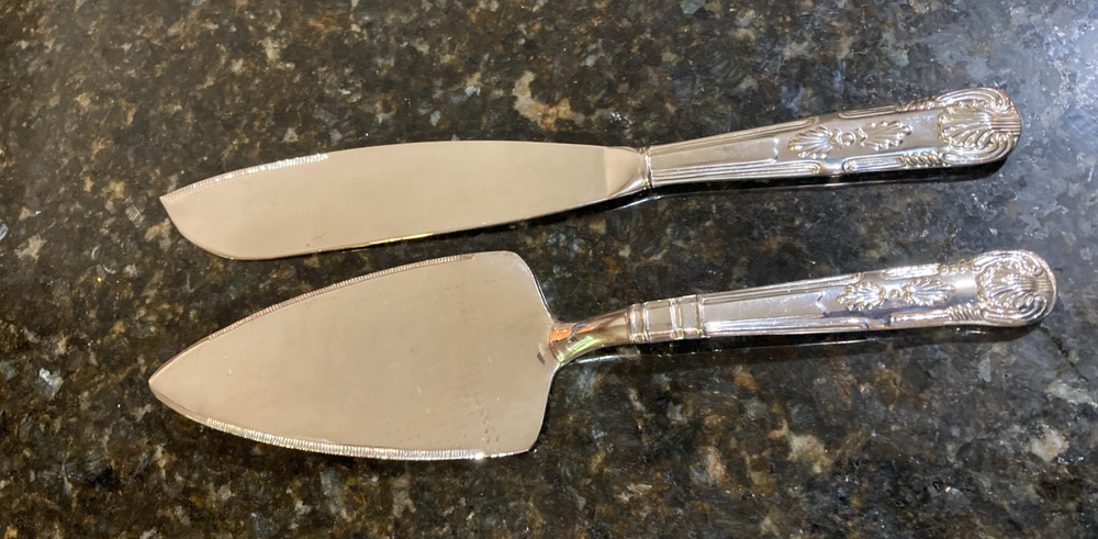 Cake Knife & Server Stainless 2-Piece Set