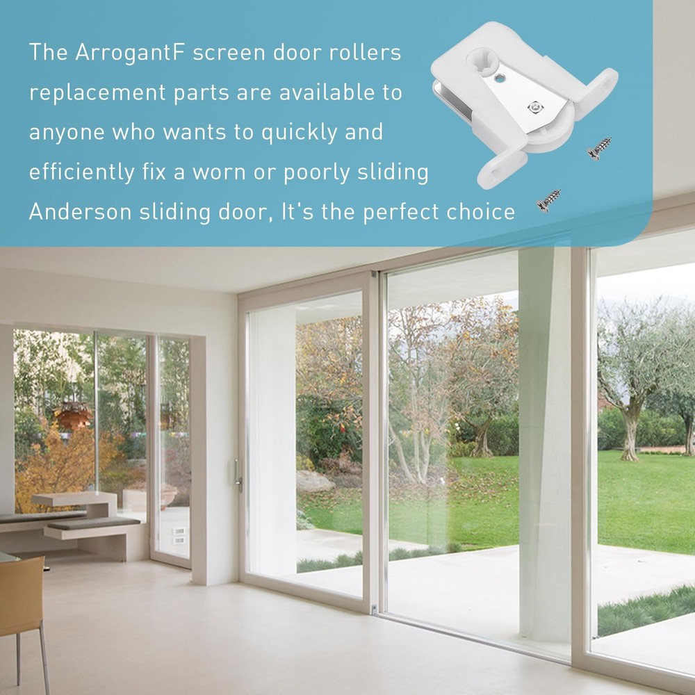 Sliding Screen Door Rollers Replacement Kit Fit for Andersen Part #1274104 (B...