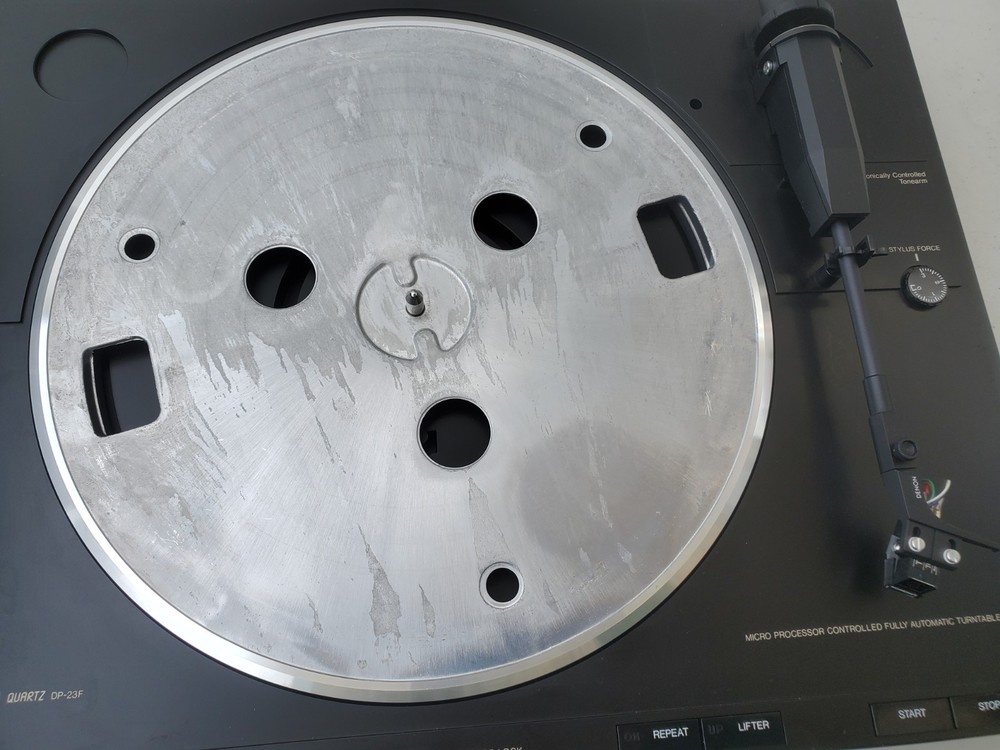 Denon Turntable Quartz DP-23F Micro Processor Fully Automatic Turntable System