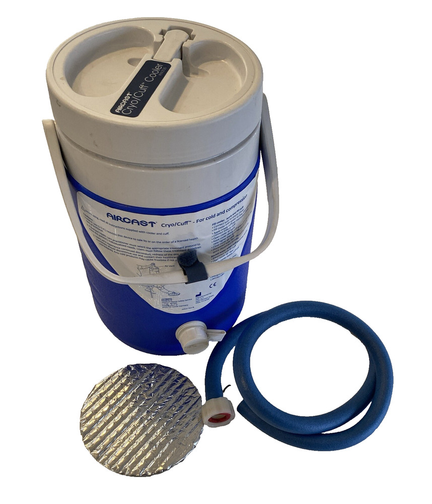 Aircast Cryo/cuff Gravity Cooler Ice Therapy with Hose Foil Cold Therapy System