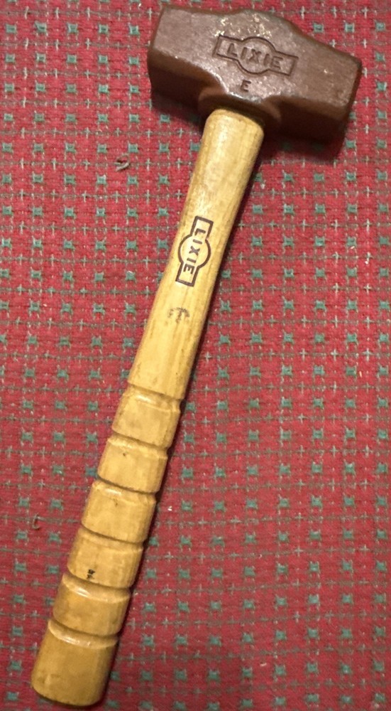 LIXIE  Brass Hammer Blacksmith Tool New USA 🇺🇸 New NOS