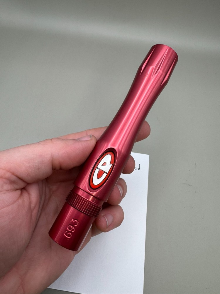 Custom Products Paintball Barrel Back-Gloss Red 693 Bore AC Thread