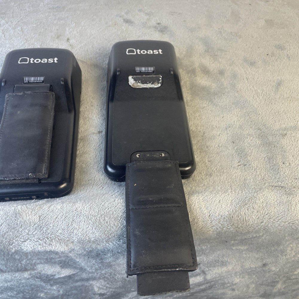 Two Toast Flex POS Go 2 Handhelds Pair Tablet Mobile Computer Device Bundle