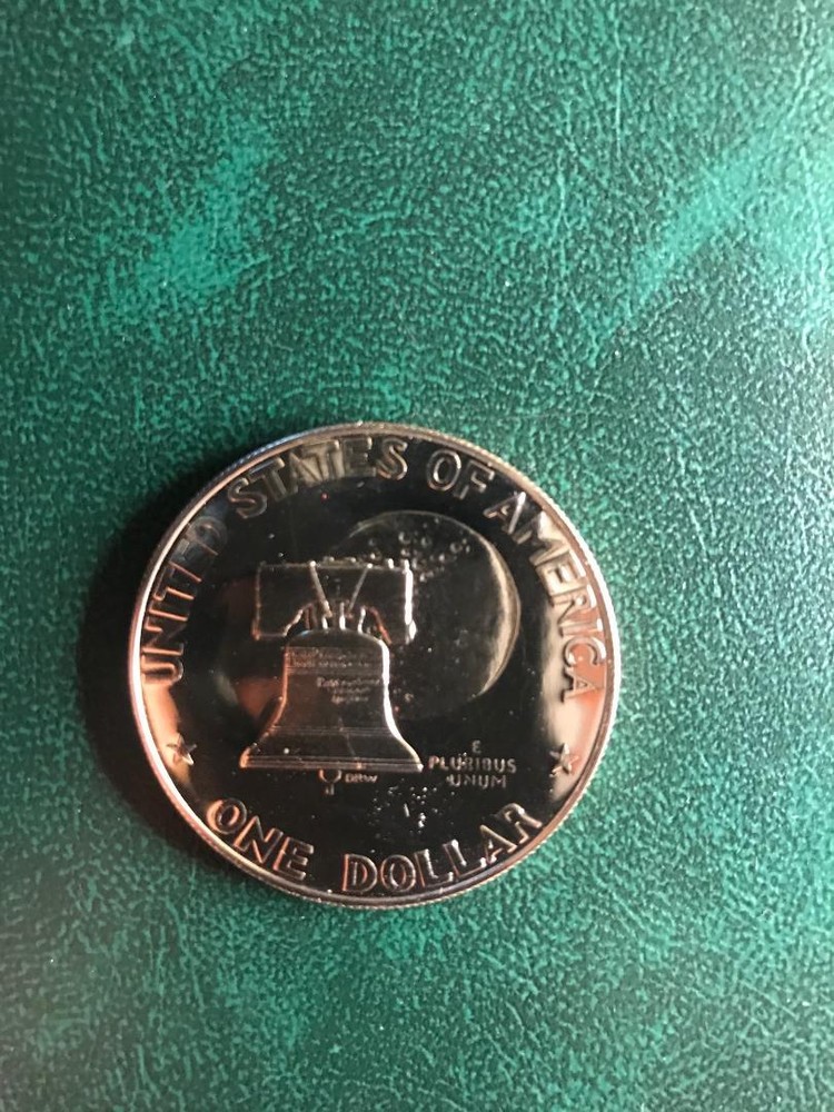 1976 S CLAD TYPE1 PROOF EISENHOWER DOLLAR