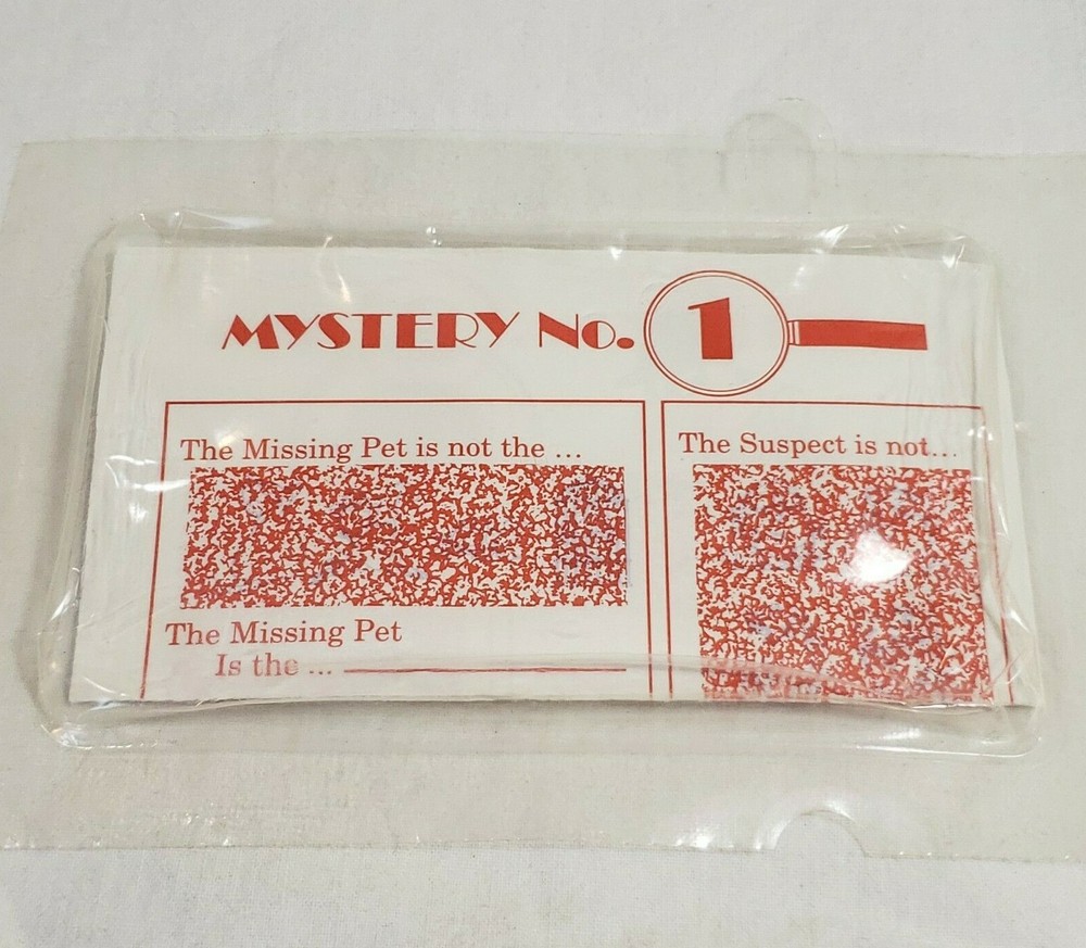 Waddingtons games Mystery #1 Replacement sealed  1989 RARE